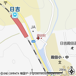 京都府南丹市日吉町殿田尾崎周辺の地図