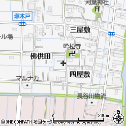 愛知県あま市七宝町川部佛供田49-2周辺の地図