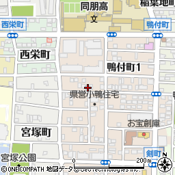 愛知県名古屋市中村区小鴨町18周辺の地図