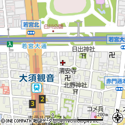 ローレルアイ大須周辺の地図