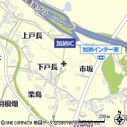 愛知県豊田市加納町下戸長4周辺の地図