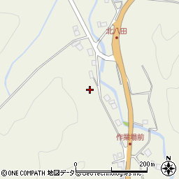 京都府京丹波町（船井郡）八田（西ノ本）周辺の地図