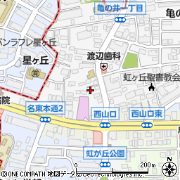 愛知県名古屋市名東区名東本町132周辺の地図
