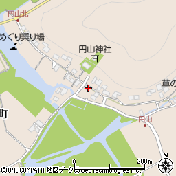 滋賀県近江八幡市円山町160周辺の地図