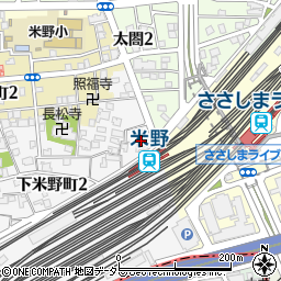 愛知県名古屋市中村区下米野町1丁目9周辺の地図