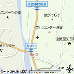 兵庫県宍粟市波賀町上野171-1周辺の地図