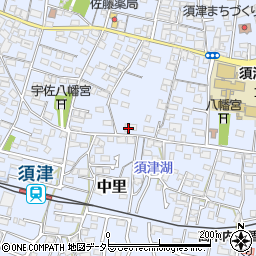 静岡県富士市中里1057周辺の地図