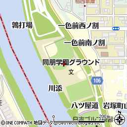 愛知県名古屋市中村区岩塚町山西周辺の地図