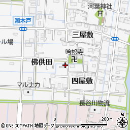 愛知県あま市七宝町川部佛供田48-2周辺の地図