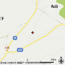 愛知県設楽町（北設楽郡）津具（東大桑）周辺の地図