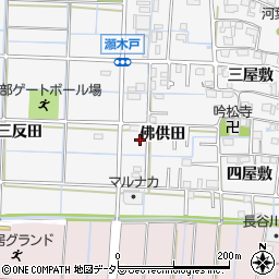 愛知県あま市七宝町川部佛供田36周辺の地図