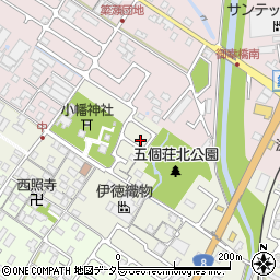 滋賀県東近江市五個荘中町280-11周辺の地図