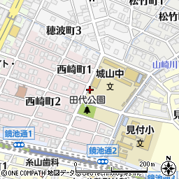 愛知県名古屋市千種区西崎町1丁目42周辺の地図