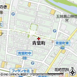 静岡県富士市青葉町周辺の地図