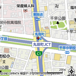 丸田町周辺の地図