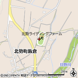 三重県いなべ市北勢町飯倉436周辺の地図