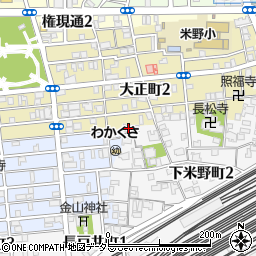 愛知県名古屋市中村区下米野町3丁目11周辺の地図