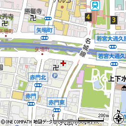 愛知県名古屋市中区大須4丁目1周辺の地図