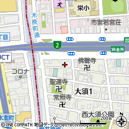 ヤマトマンション大須２周辺の地図