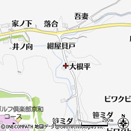 愛知県豊田市中立町湯ノ木周辺の地図