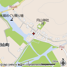 滋賀県近江八幡市円山町189周辺の地図