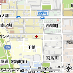 愛知県名古屋市中村区岩上町191周辺の地図