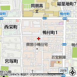 愛知県名古屋市中村区小鴨町2周辺の地図