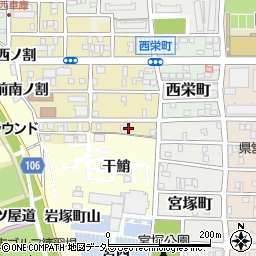 愛知県名古屋市中村区岩上町193周辺の地図