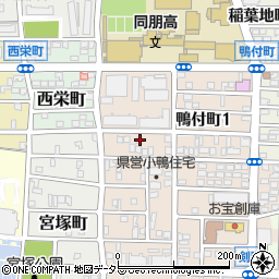 愛知県名古屋市中村区小鴨町6周辺の地図