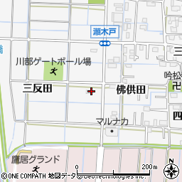 愛知県あま市七宝町川部（吉原）周辺の地図