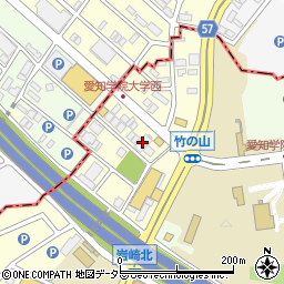 トヨタレンタリース名古屋愛知学院大前店周辺の地図