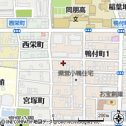 愛知県名古屋市中村区小鴨町7周辺の地図