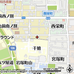 愛知県名古屋市中村区岩上町195周辺の地図