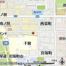 愛知県名古屋市中村区岩上町190周辺の地図