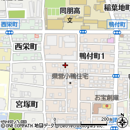 愛知県名古屋市中村区小鴨町5周辺の地図
