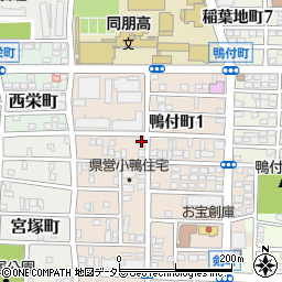 愛知県名古屋市中村区小鴨町1周辺の地図