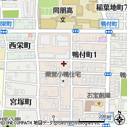 愛知県名古屋市中村区小鴨町3周辺の地図