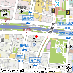 愛知県名古屋市中区大須4丁目1-12周辺の地図