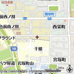 愛知県名古屋市中村区岩上町196周辺の地図