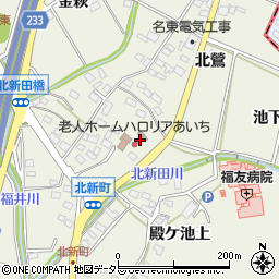 愛知県日進市北新町南鶯524周辺の地図