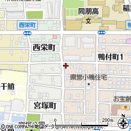 愛知県名古屋市中村区小鴨町11周辺の地図