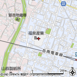福泉産業株式会社　販売部周辺の地図