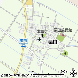 滋賀県愛知郡愛荘町栗田463周辺の地図