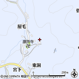 愛知県豊田市久木町槙林周辺の地図
