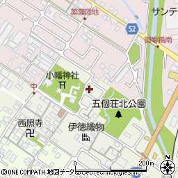 滋賀県東近江市五個荘中町280-13周辺の地図