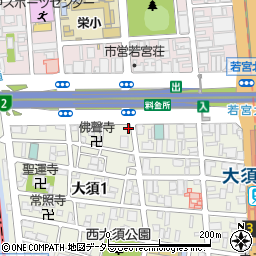 Ｐ．ＺＯＮＥ大須１丁目第２駐車場周辺の地図