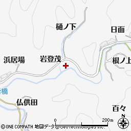 愛知県豊田市中立町松ケ田和周辺の地図