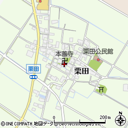 滋賀県愛知郡愛荘町栗田452周辺の地図