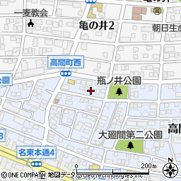 愛知県名古屋市名東区高間町325-1周辺の地図