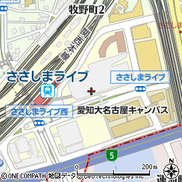 愛知県名古屋市中村区平池町周辺の地図